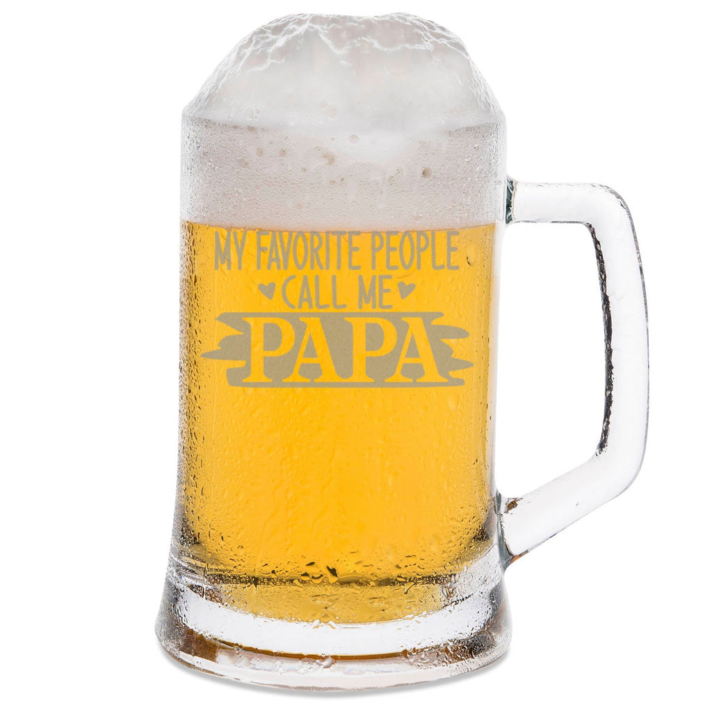 Montana Bierkrug mit Gravur "My favorite people call me papa"