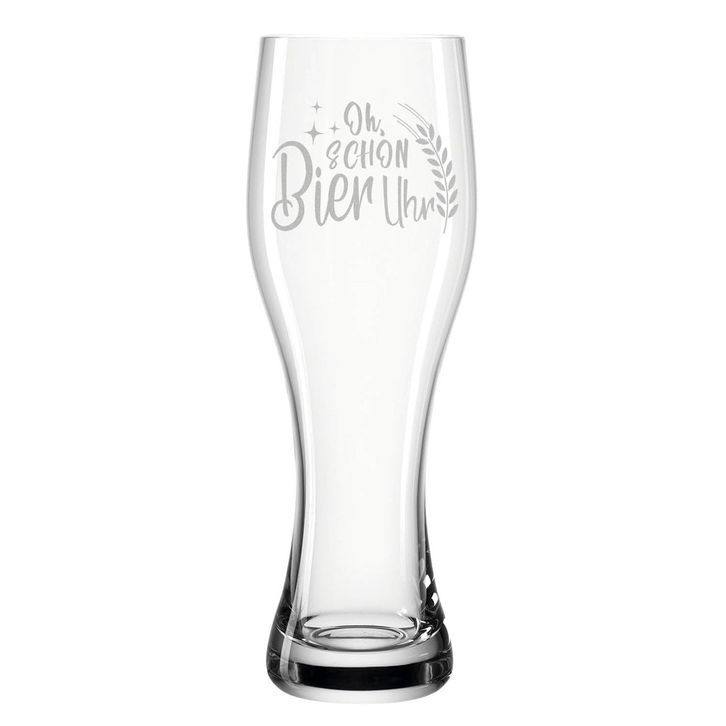 Leonardo Weizenglas "Oh schon Bier Uhr"