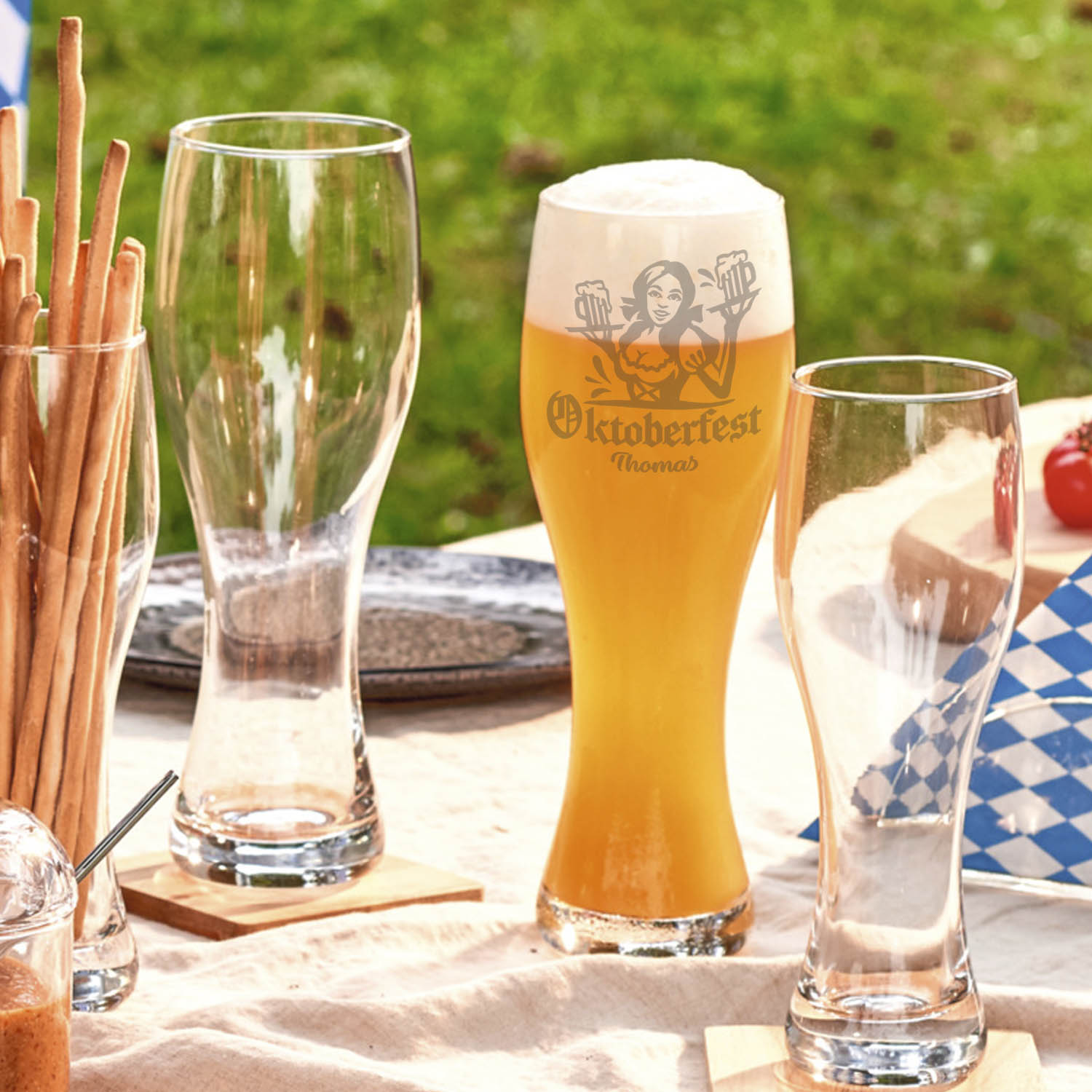 Leonardo Weizenglas "Oktoberfest Madl" mit Namen