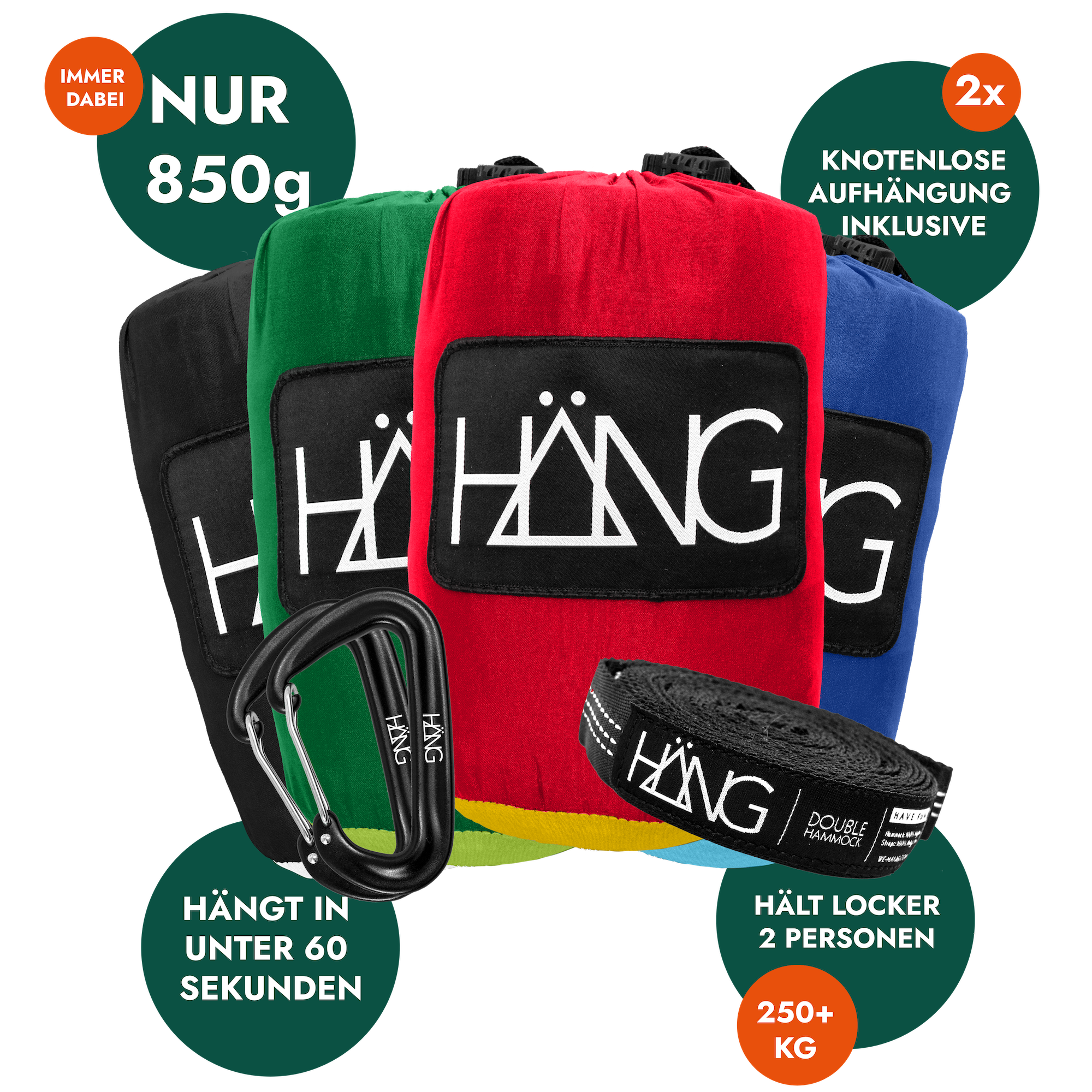 The Original HÄNG Hammock Complete Set