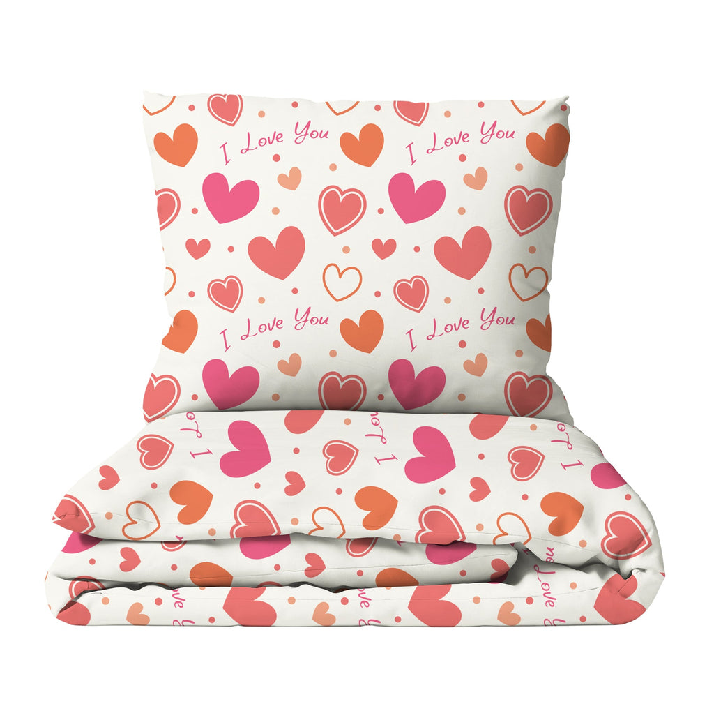 "I love you" Premium Kinderbettwäsche
