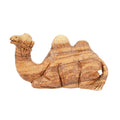 Handgeschnitztes Kamel aus Olivenholz – Kunstvolle Krippenfigur aus Bethlehem (13 cm)