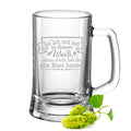 Montana Bierkrug mit Gravur "Sei lieb und nett zu deinem Weib"