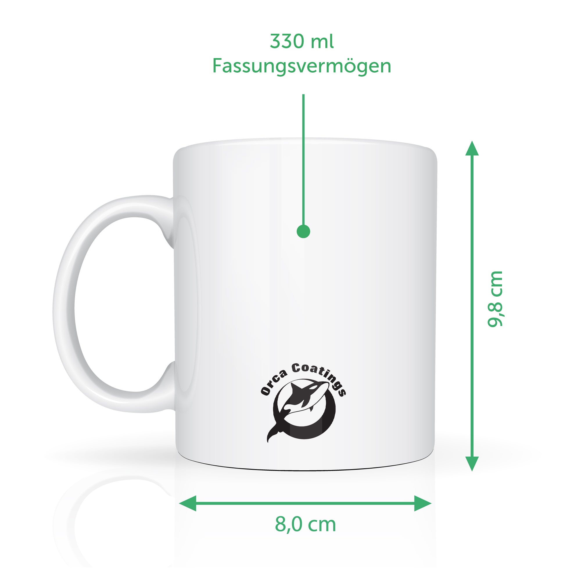 Bedruckte Tasse mit Spruch Ich beobachte euch alle