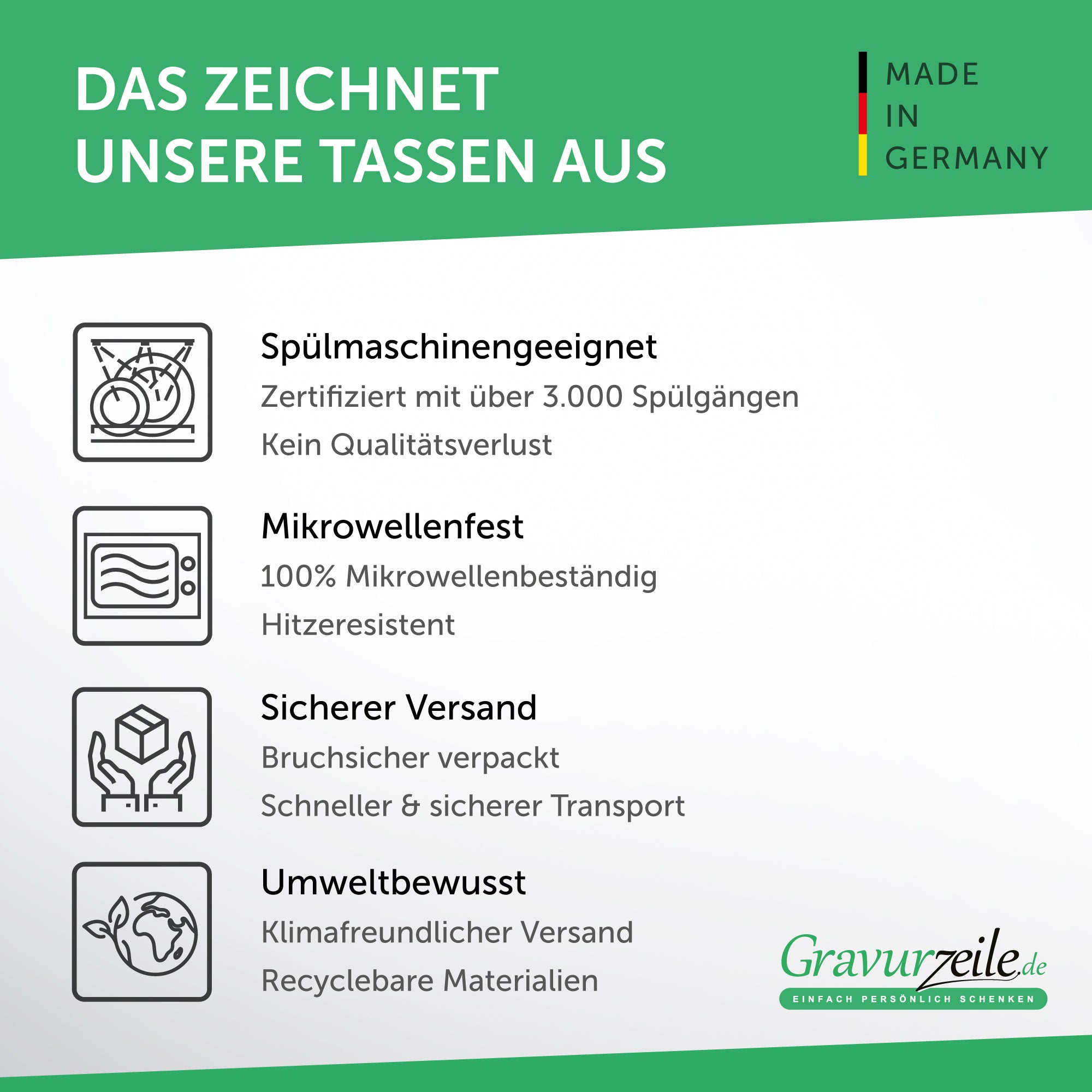 Bedruckte Tasse Schatz Ich habe versucht