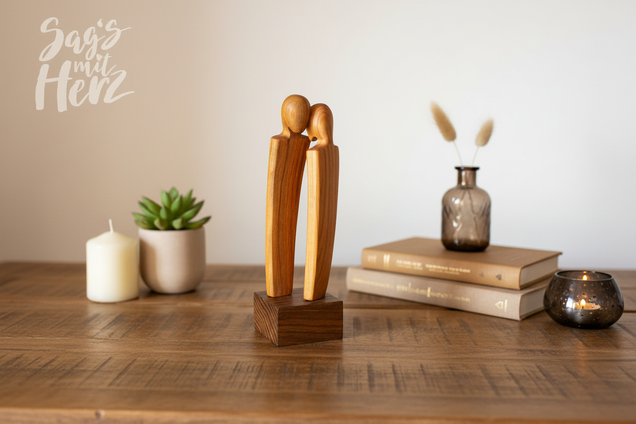 Thankgoods Figur 'Ohne Worte' gross Höhe 23,5 cm - Ideal für Coaching