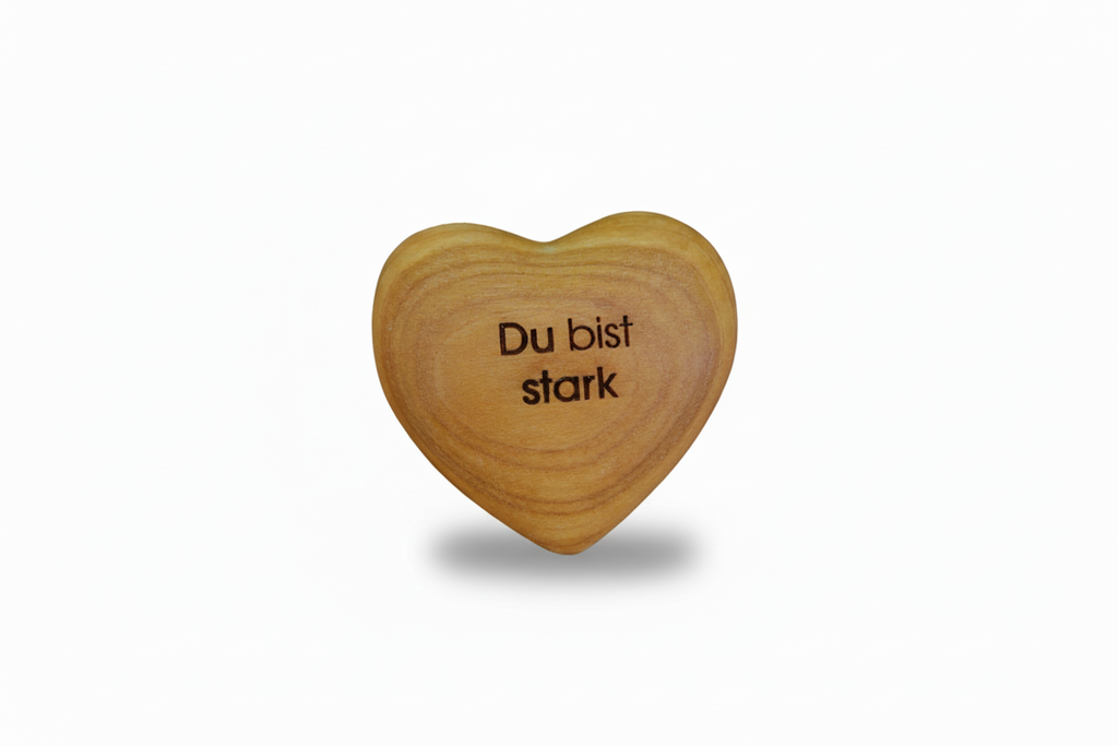 Thankgoods Holzherz Du bist stark