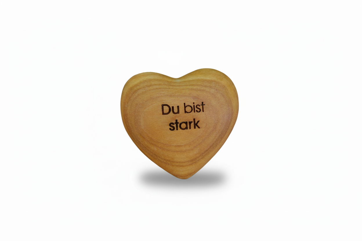 Thankgoods Wooden Heart You Are Strong