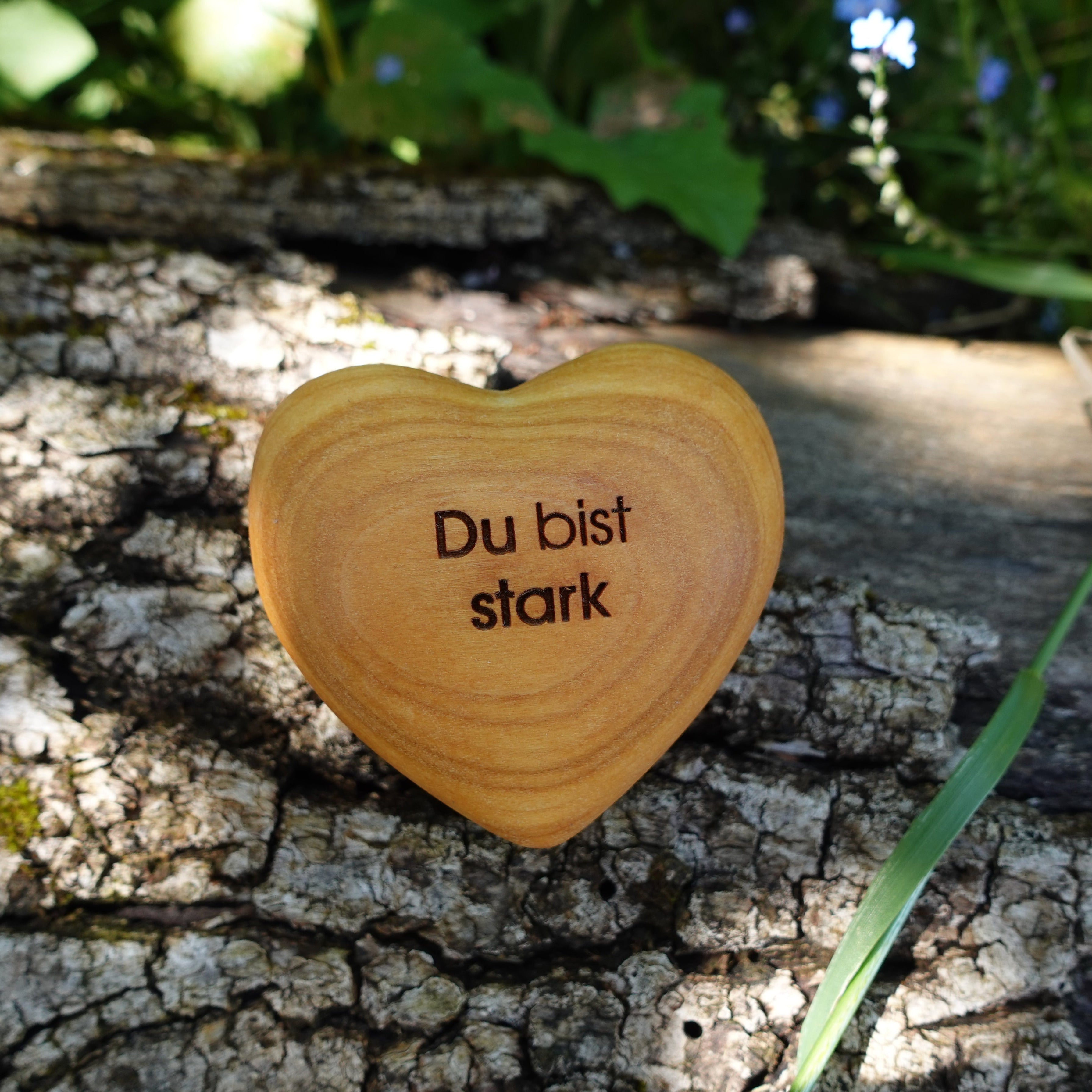 Thankgoods Holzherz Du bist stark