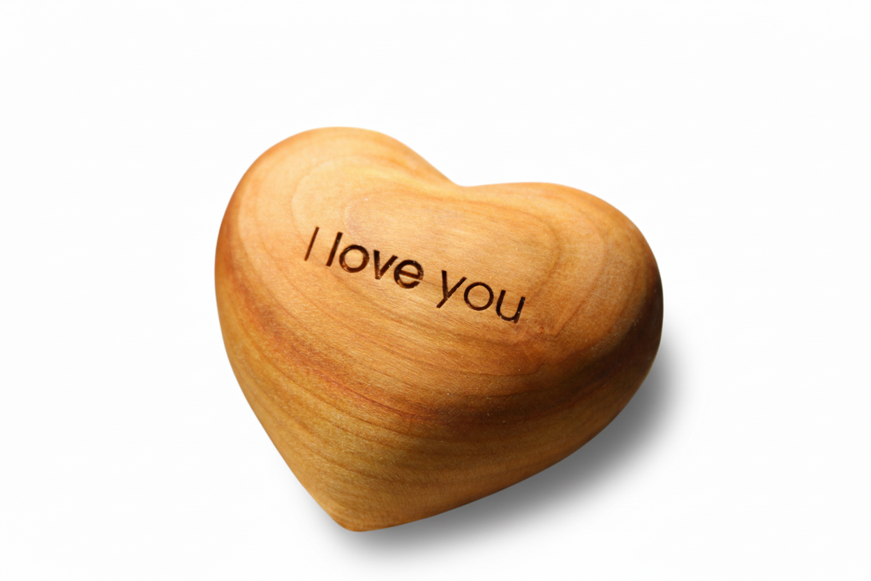 Thankgoods wooden heart I love you