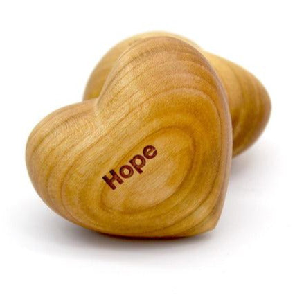 Thankgoods Wooden Heart Hope as a gift for hope to pass on. A heartfelt gift!