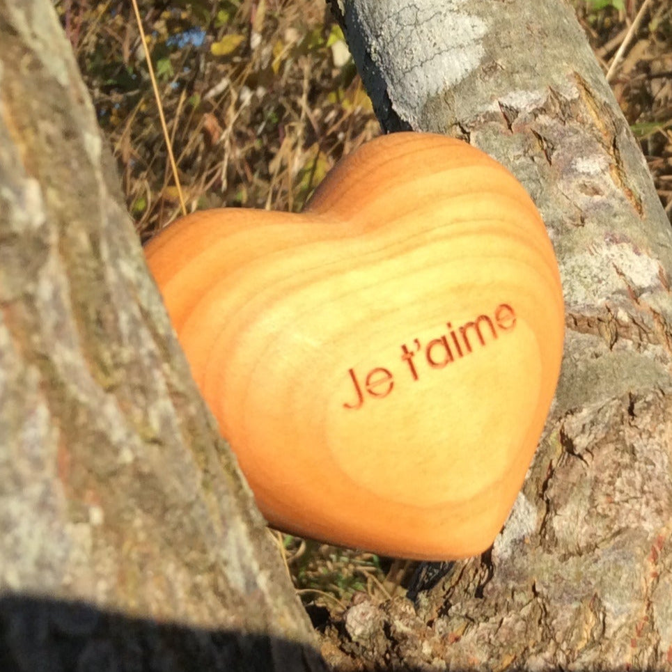 Thankgoods Holzherz Je t´aime