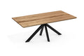 Dining Table Anton – Solid Oak with Swiss Edge & Spider Base