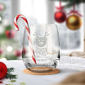 Teelicht mit Gravur - Weihnachtsdeko - Merry X Mas - Personalisiert mit Name