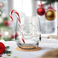 Teelicht mit Gravur - Weihnachtsdeko - Frohe Weihnachten Engel