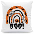 Bedrucktes Kissen mit Motiv Halloween Regenbogen