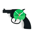 Schallplattenuhr Pistole