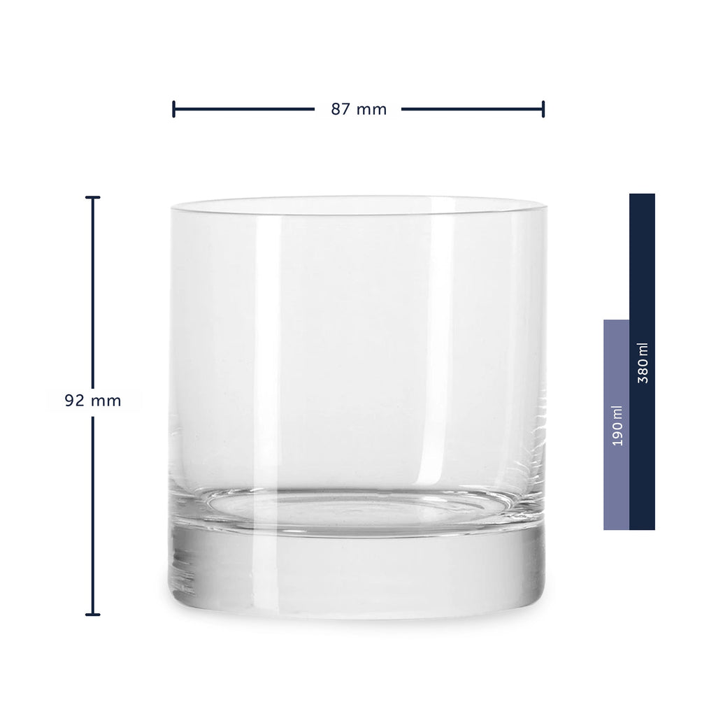 Leonardo Whiskygläser mit Gravur - "On the Rocks" im Set mit 0,5l Karaffe