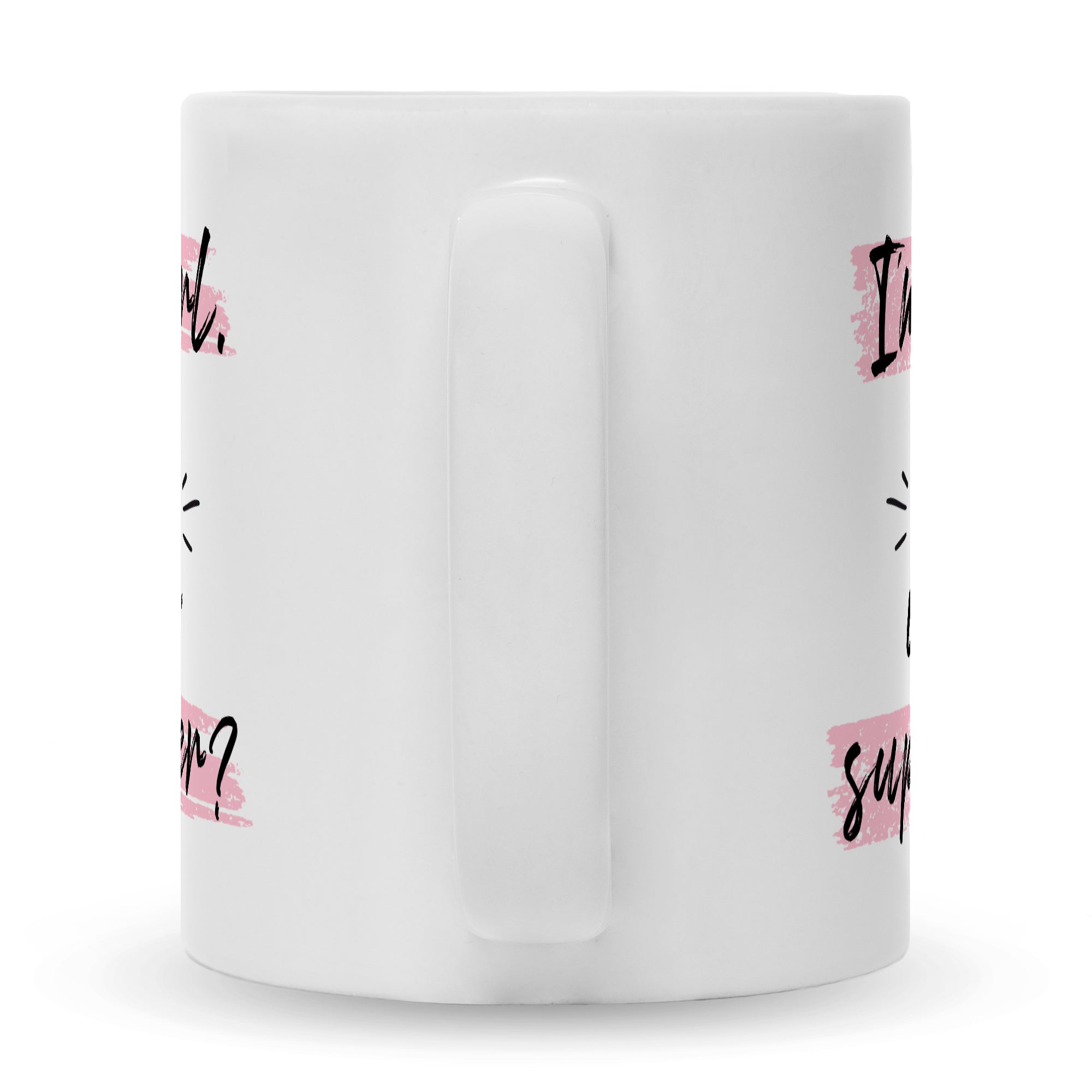 Bedruckte Tasse mit Spruch I'm a girl