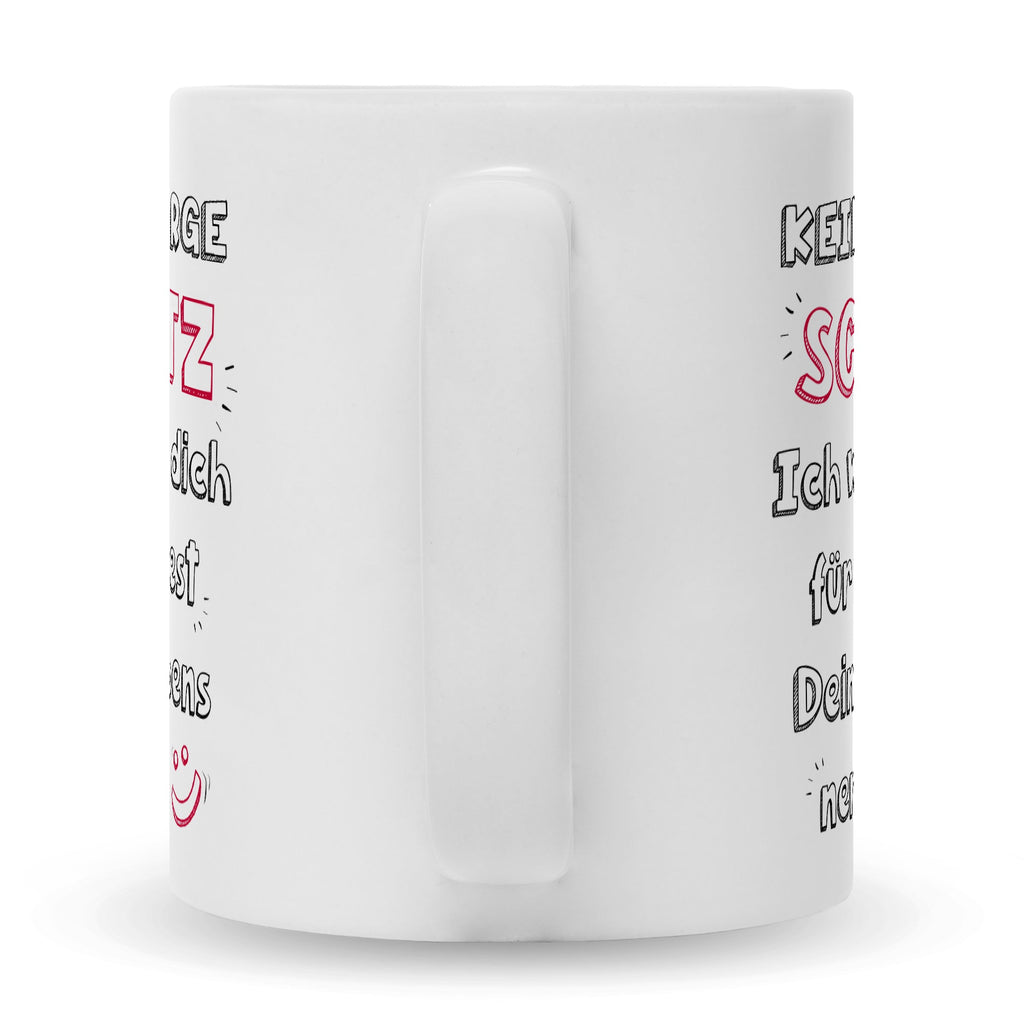 Bedruckte Tasse mit Spruch Schatz ich werde dich nerven