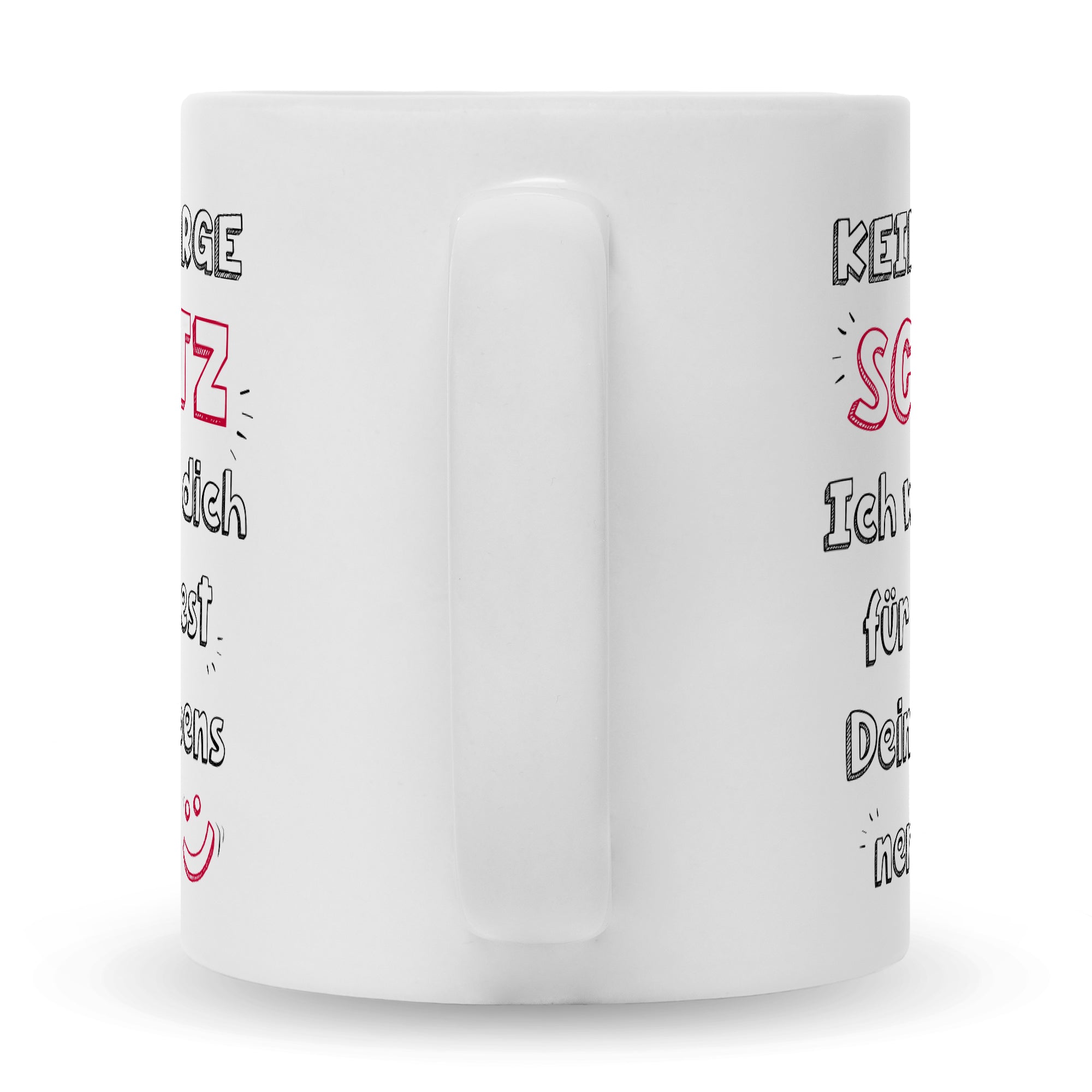 Bedruckte Tasse mit Spruch Schatz ich werde dich nerven