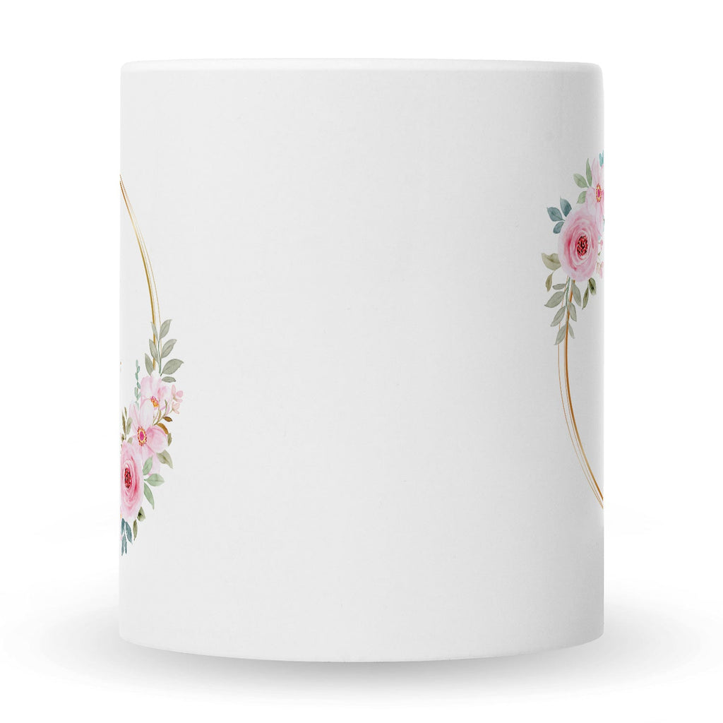 Bedruckte Tasse mit Spruch Rosenhochzeit