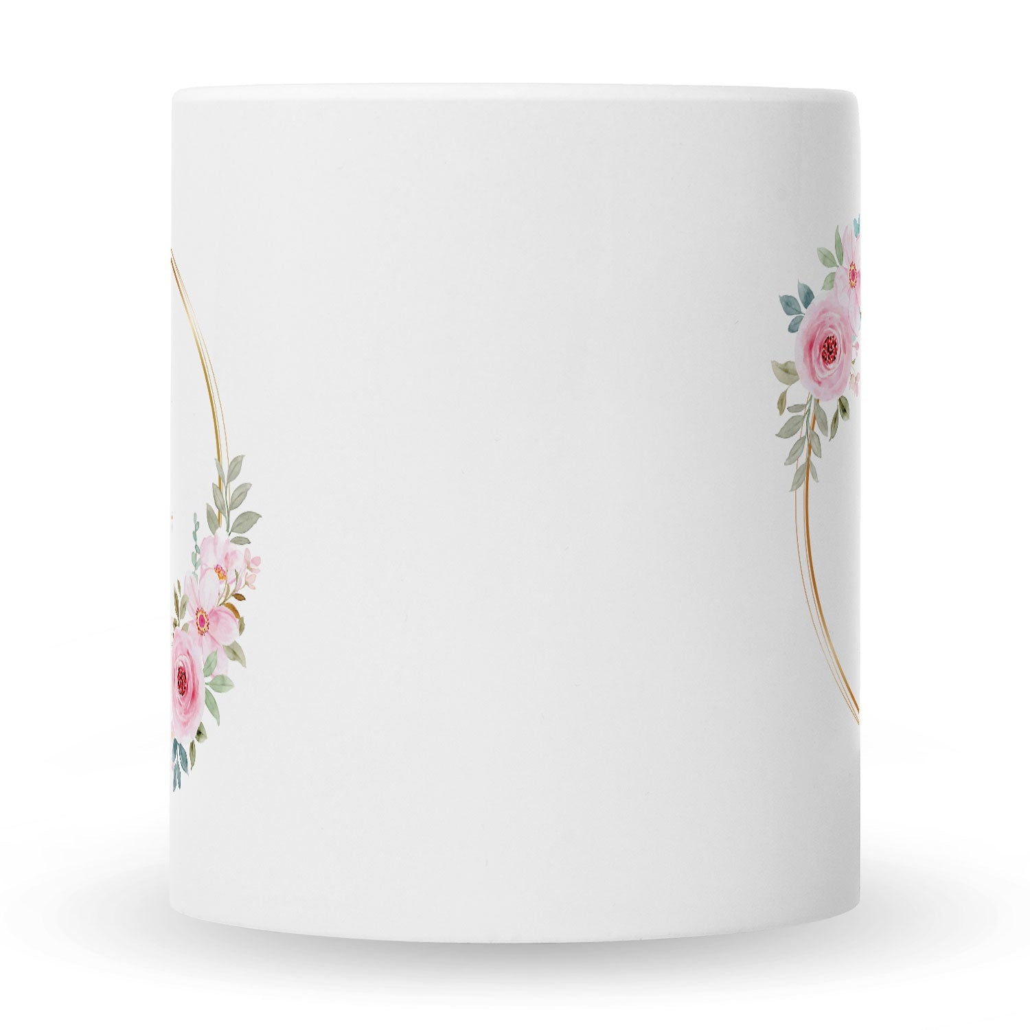 Bedruckte Tasse mit Spruch Rosenhochzeit