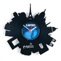 Schallplattenuhr Paris