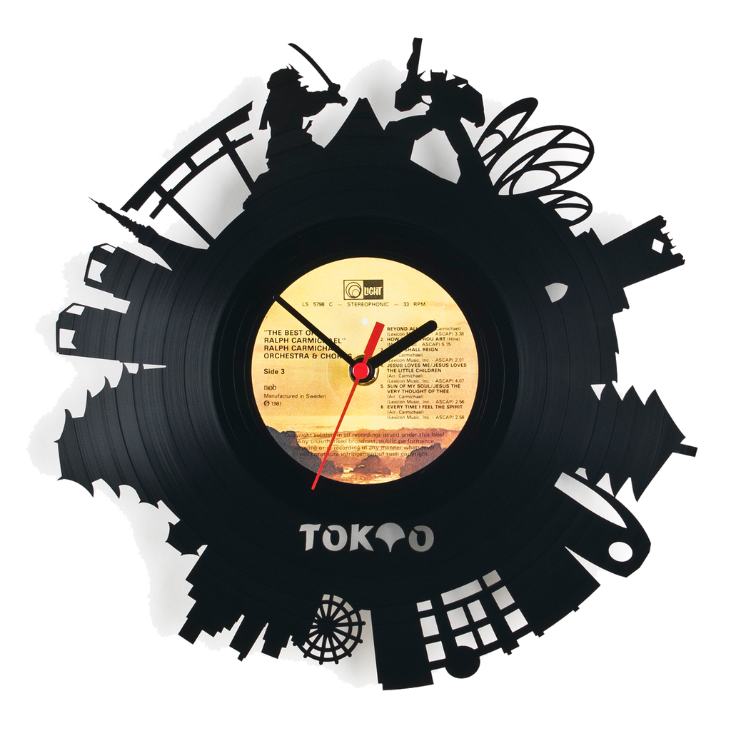 Schallplattenuhr Tokyo