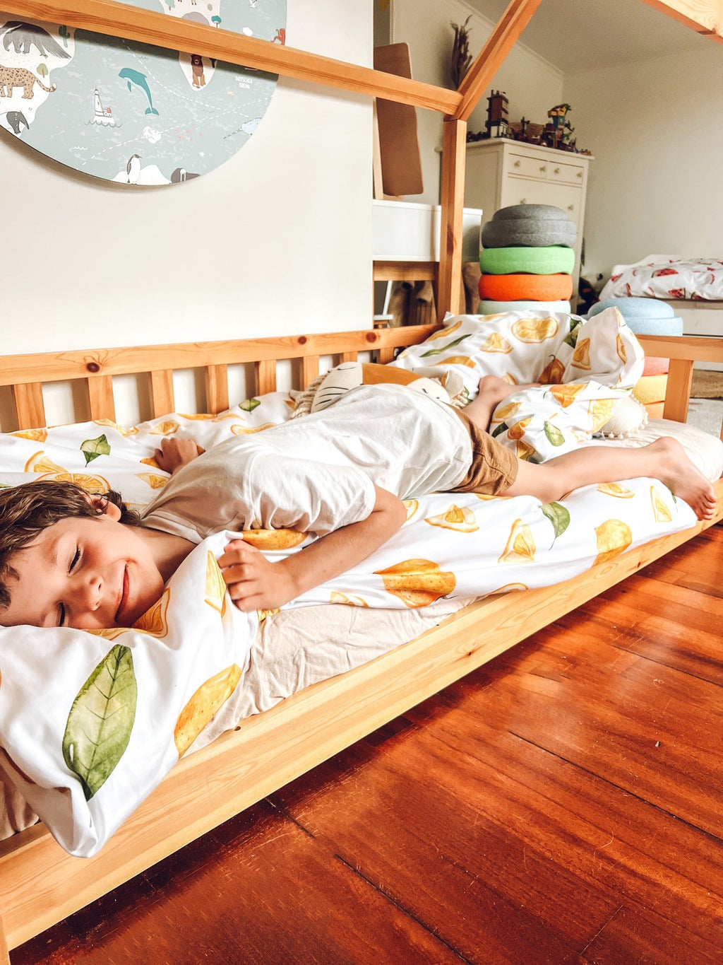 “Zitronen” Premium Kinderbettwäsche