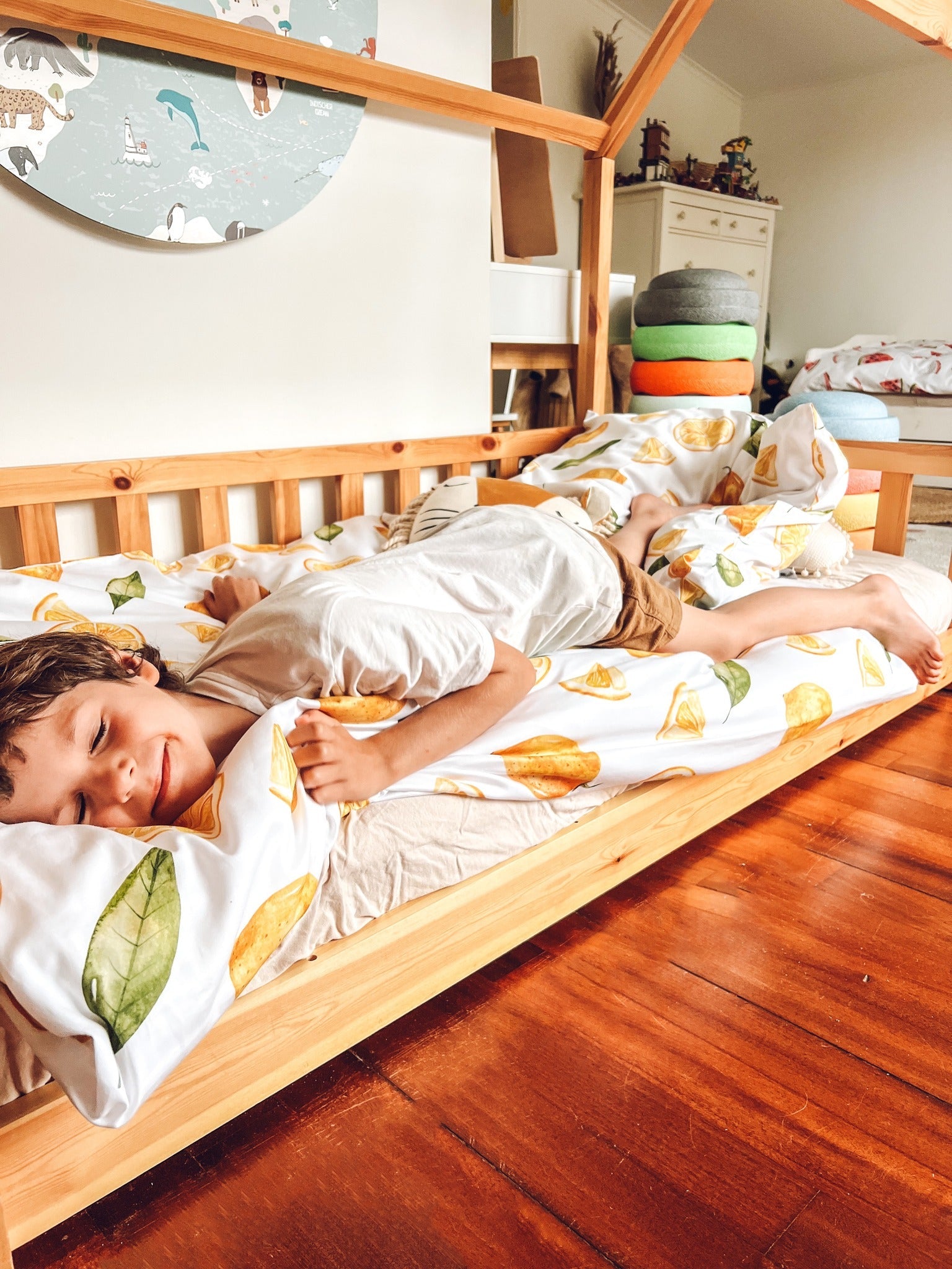 “Zitronen” Premium Kinderbettwäsche