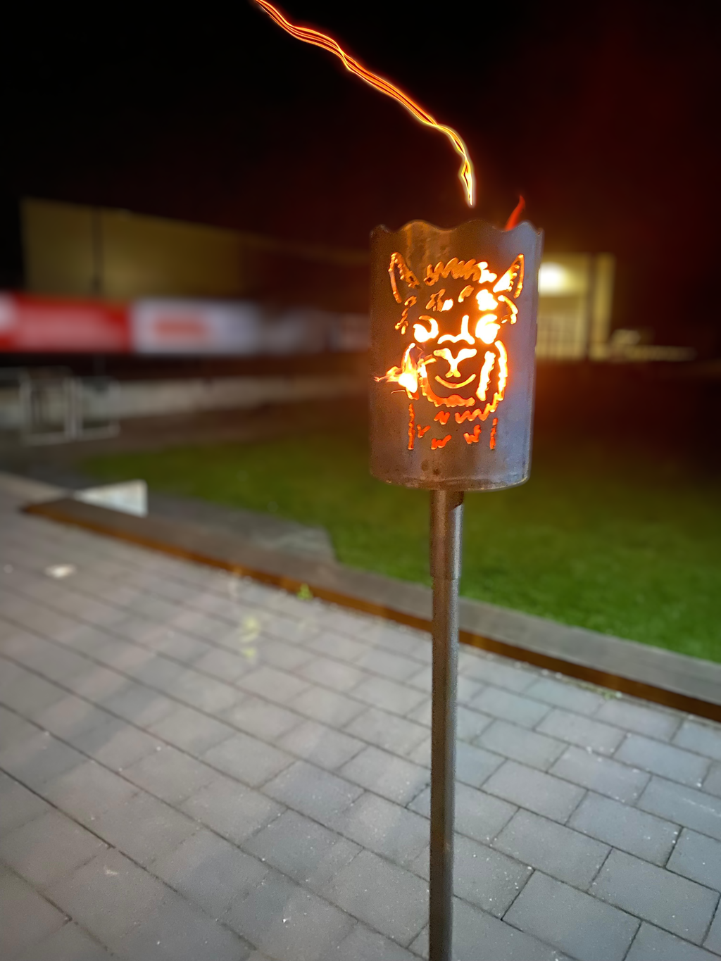 Gartenfackel Alpaka