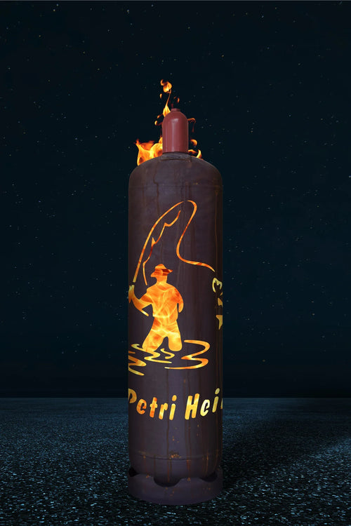 Feuertonne "Angler" (inkl. Personalisierung) - feuertonnen.org