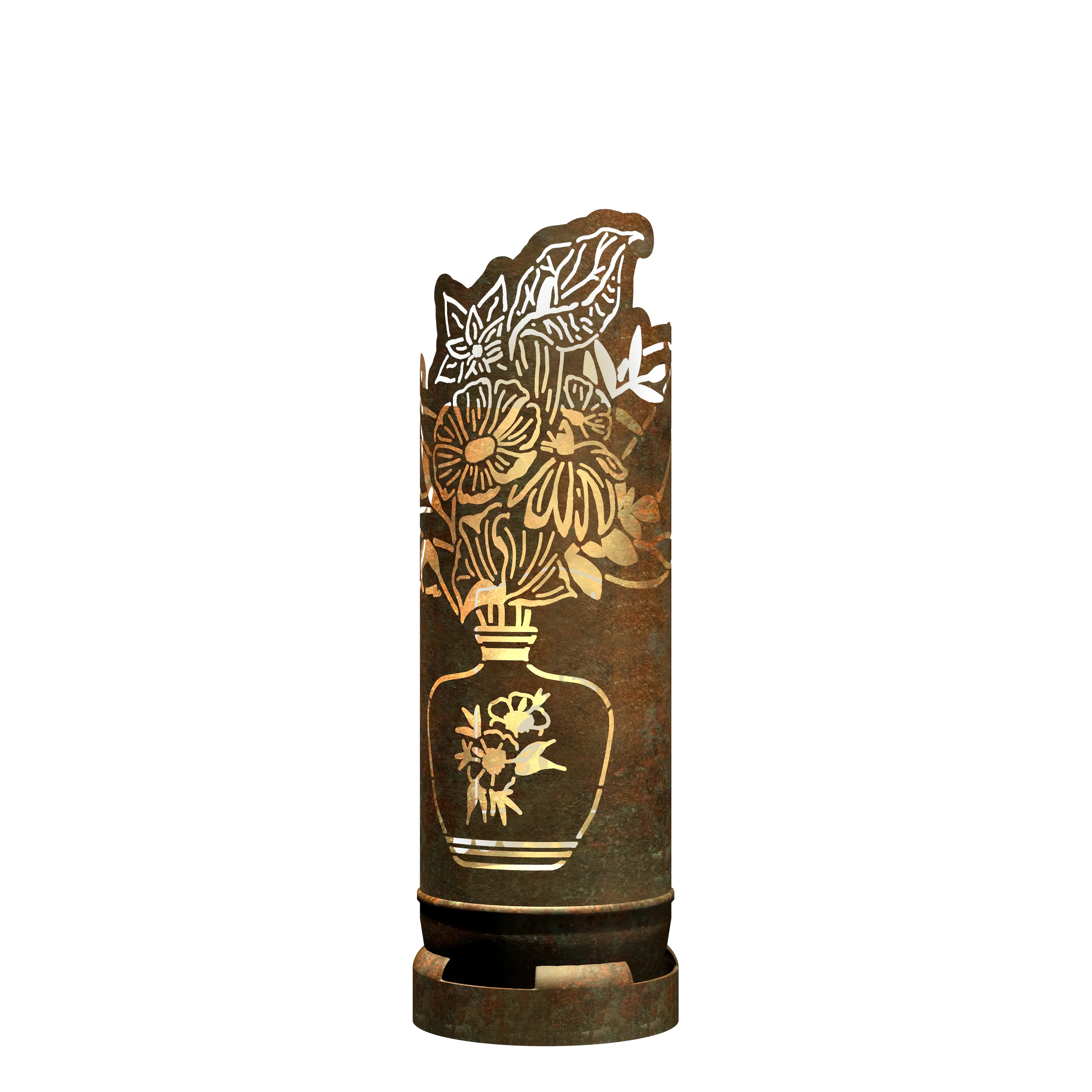 Feuertonne Blumenstrauß exklusiv Design - feuertonnen.org