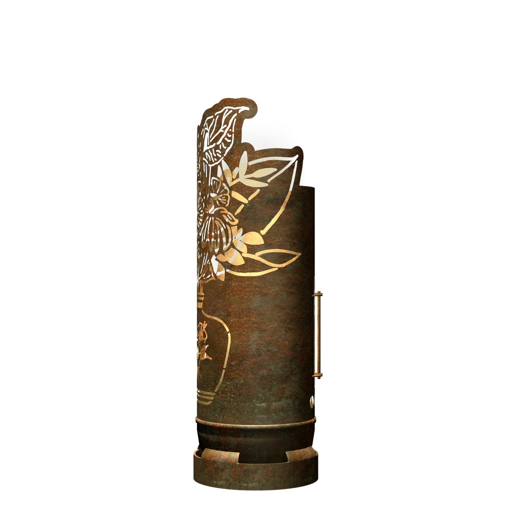 Feuertonne Blumenstrauß exklusiv Design - feuertonnen.org