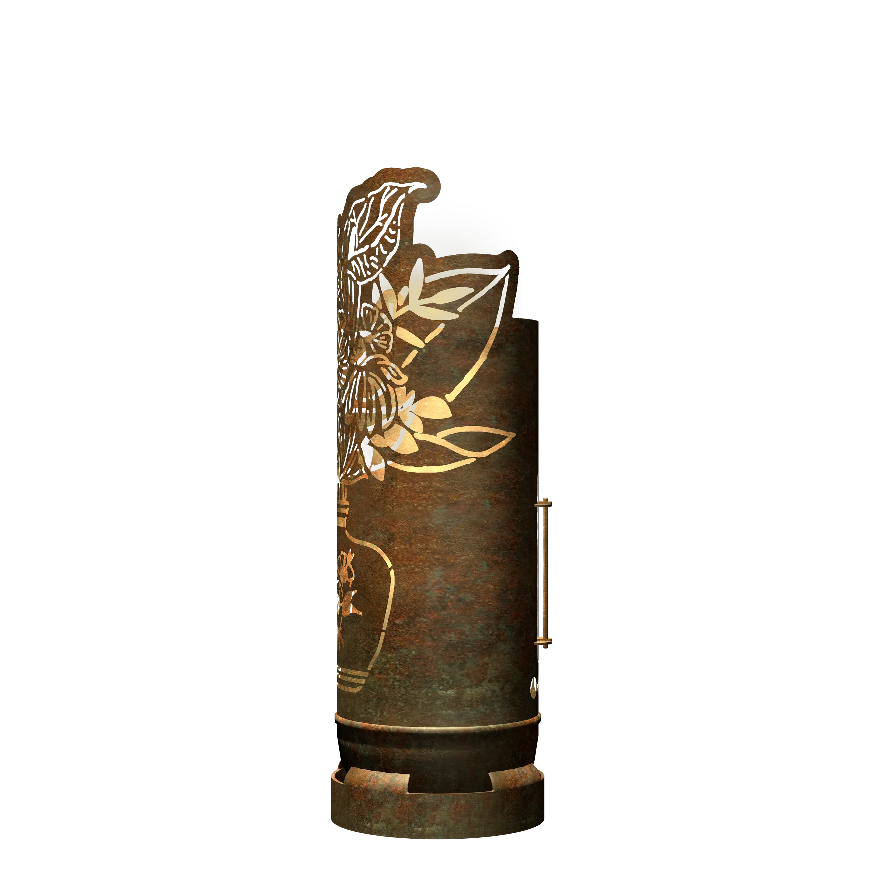 Feuertonne Blumenstrauß exklusiv Design - feuertonnen.org