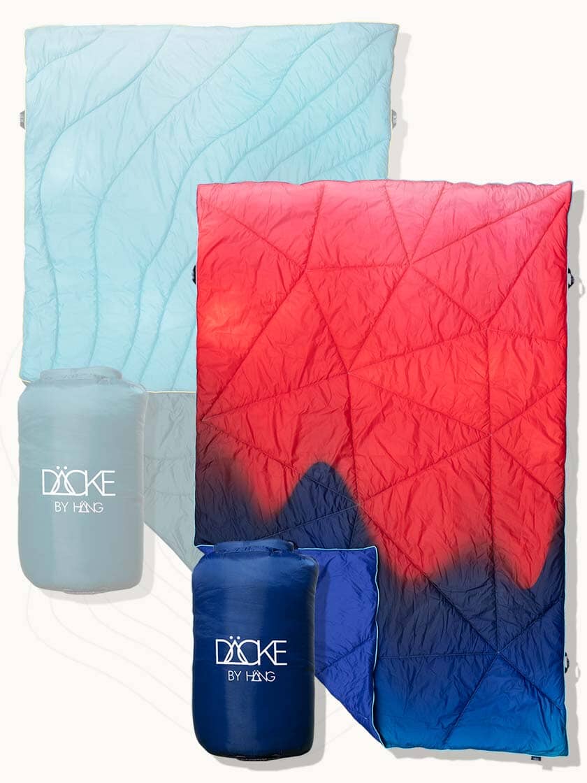 DÄCKE Outdoor Decke – Ultraleicht, wasserabweisend, für Camping & Vanlife