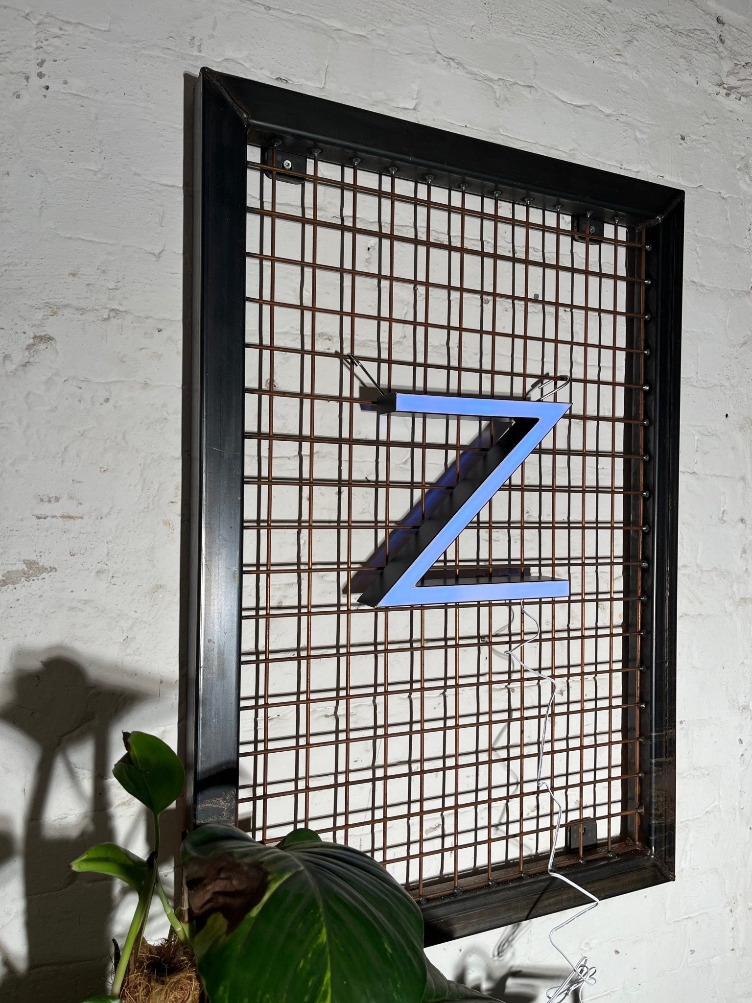 Vintage Leuchtbuchstabe Z – Original aus alter Leuchtreklame