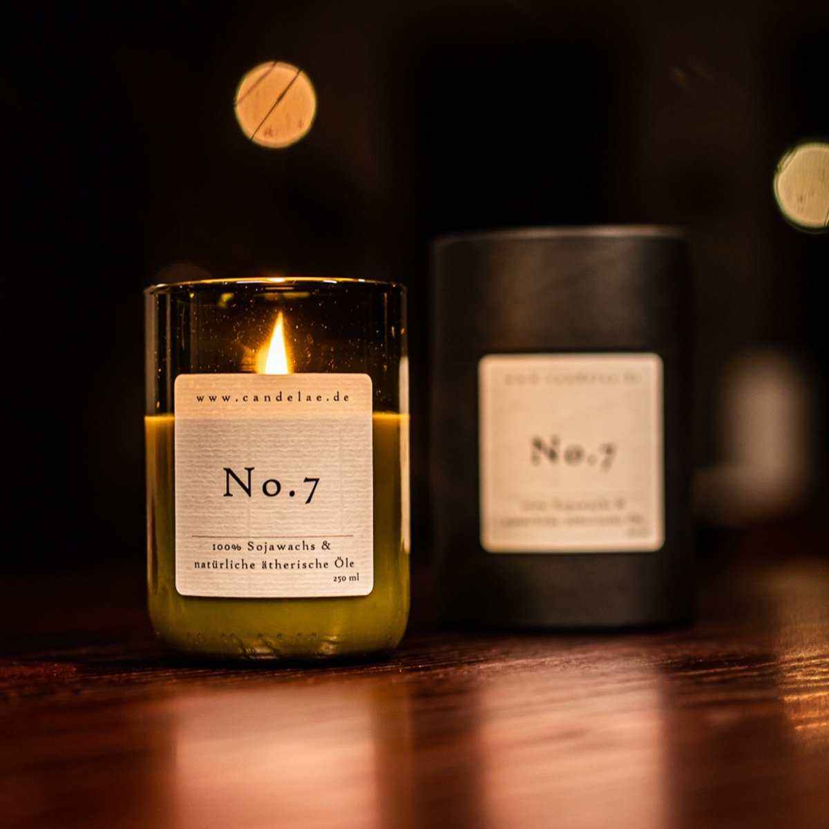 No.7 Scented Candle – Natural Soy Wax Candle for Powerful Relaxation