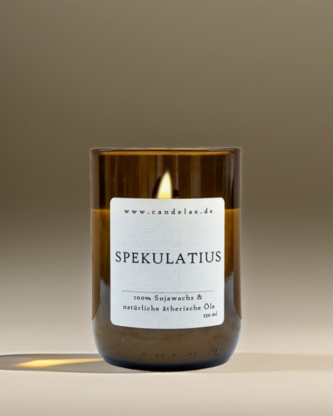 Speculoos Scented Candle - Soy Wax Candle with Winter Spices