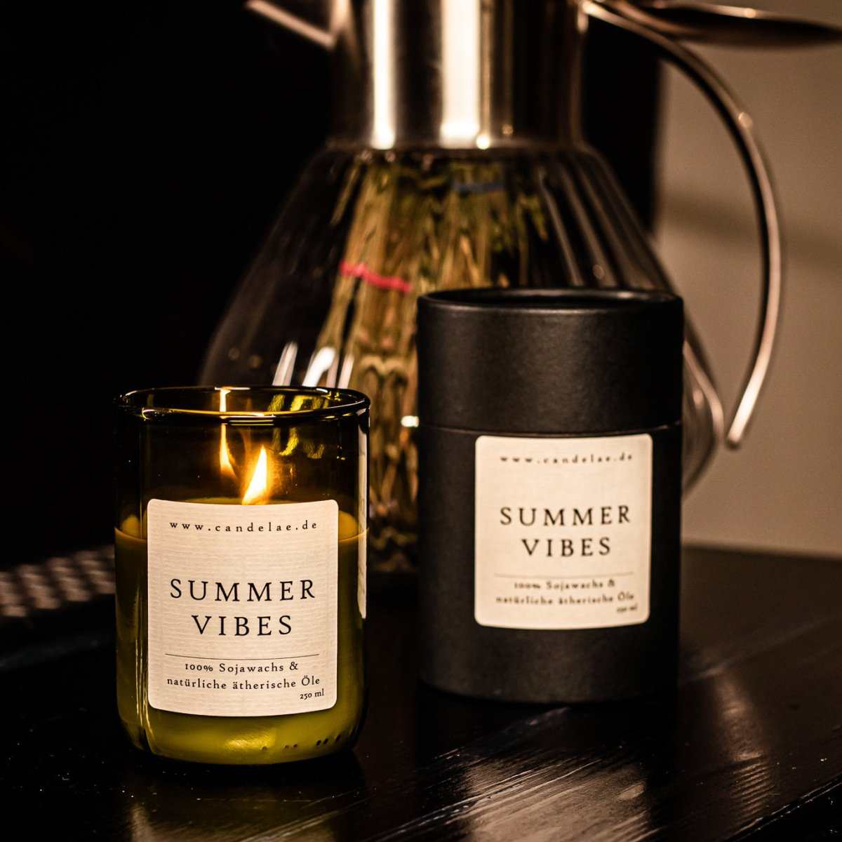 Summer Vibes Scented Candle – Soy Wax Candle with Summer Scents