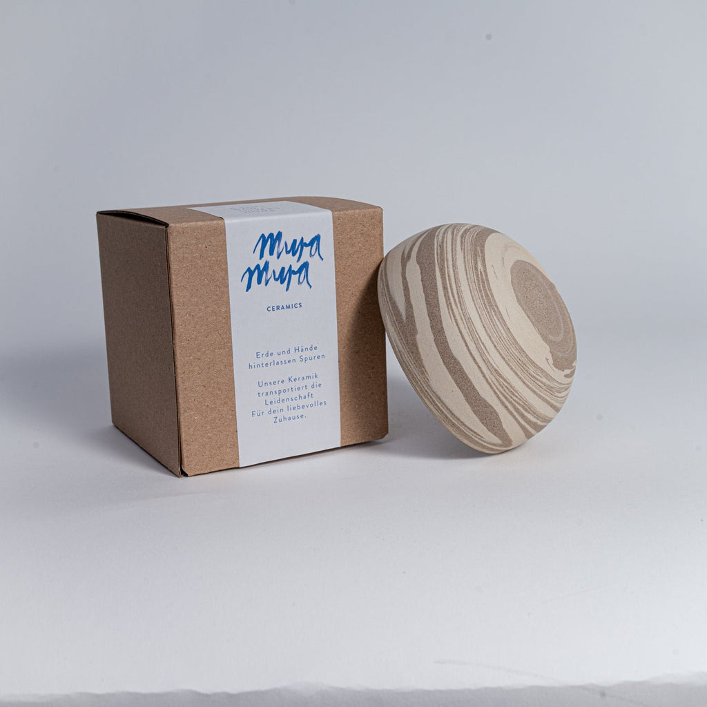 KUMO Cappuccino mixed clay | handgemachte Tasse