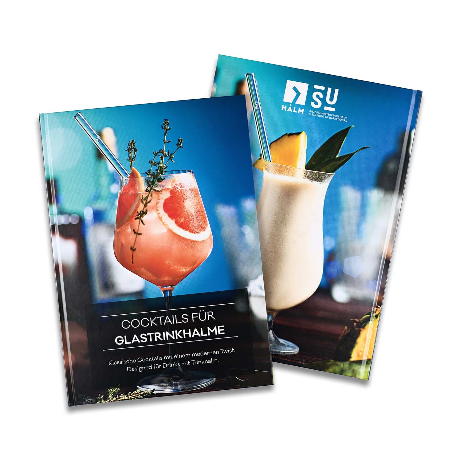 Cocktailbuch Cocktails für Glasstrohhalme - Klassische Cocktail Rezepte designed für Drinks mit Glastrinkhalm