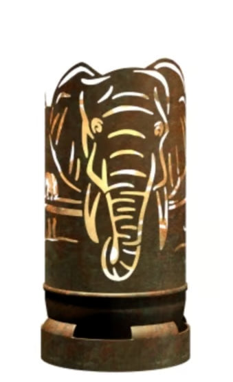 Dropslik Feuertonne Elefant / Safari exklusiv Design - feuertonnen.org