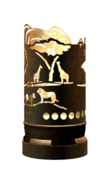 Dropslik Feuertonne Elefant / Safari exklusiv Design - feuertonnen.org