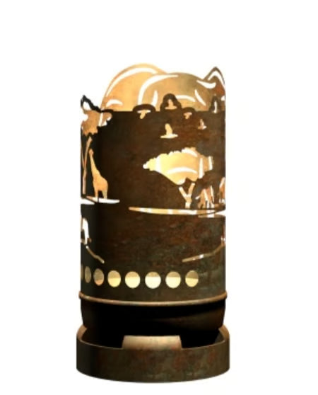 Dropslik Feuertonne Elefant / Safari exklusiv Design - feuertonnen.org