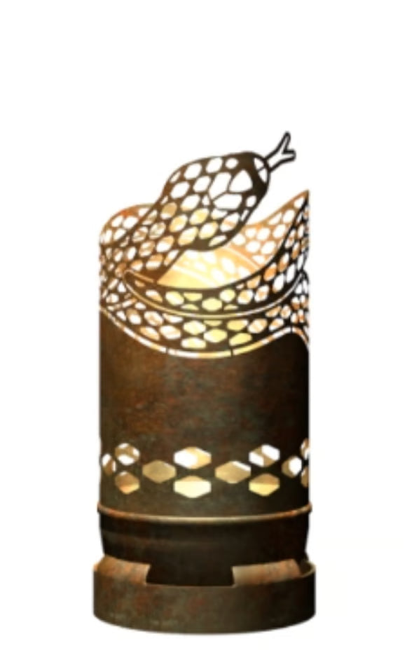 Dropslik Feuertonne Schlangen exklusiv Design - feuertonnen.org