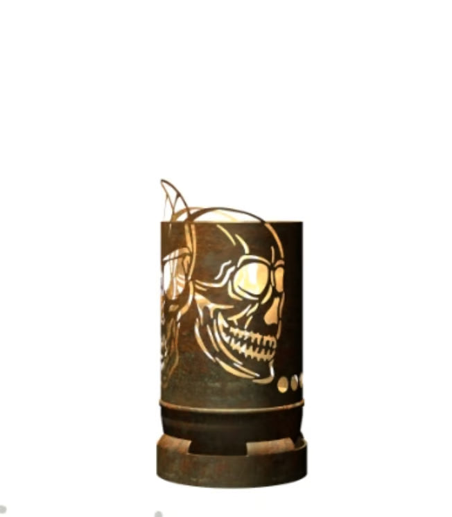 Dropslik Feuertonne Skull - feuertonnen.org