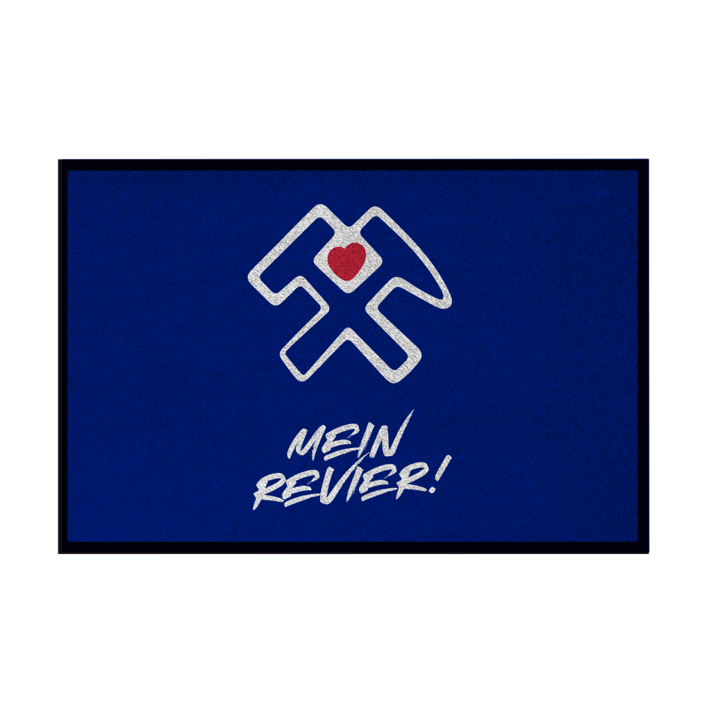 Fußmatte mit Gummirand Mein Revier