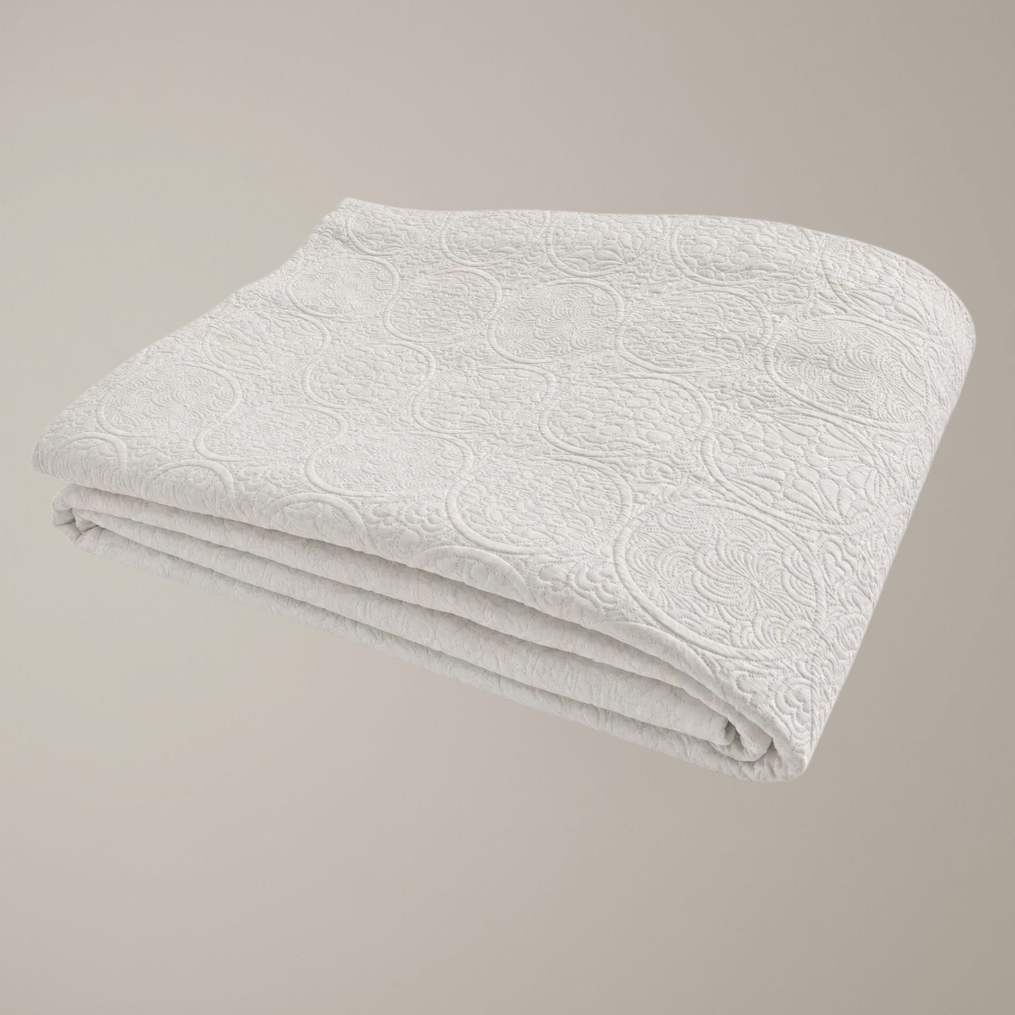 Medallion Baumwolle Matelassé Tagesdecke